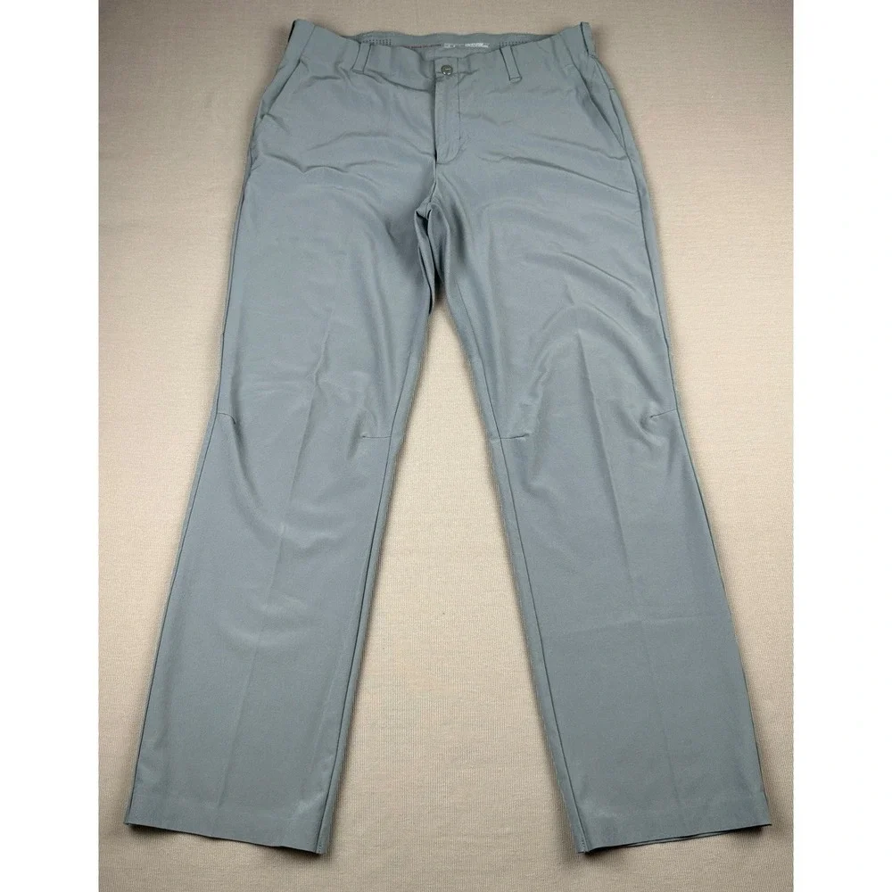 Nike Tiger Woods Collection Mens Gray Golf Pants 32x30 Athletic Trousers